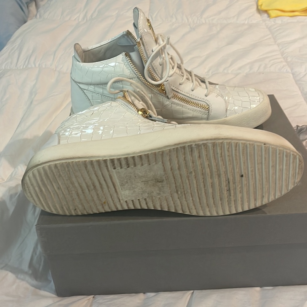 Giuseppe Zanotti Sneakers white / gold - Picture 3 of 7